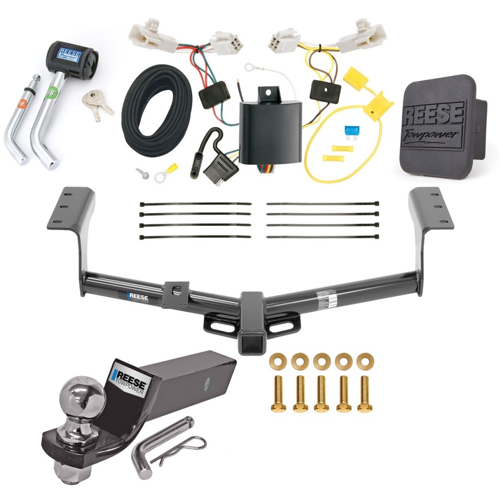 Reese Trailer Tow Hitch For 13-18 Toyota RAV4 Deluxe Wiring 2" Ball and Lock
