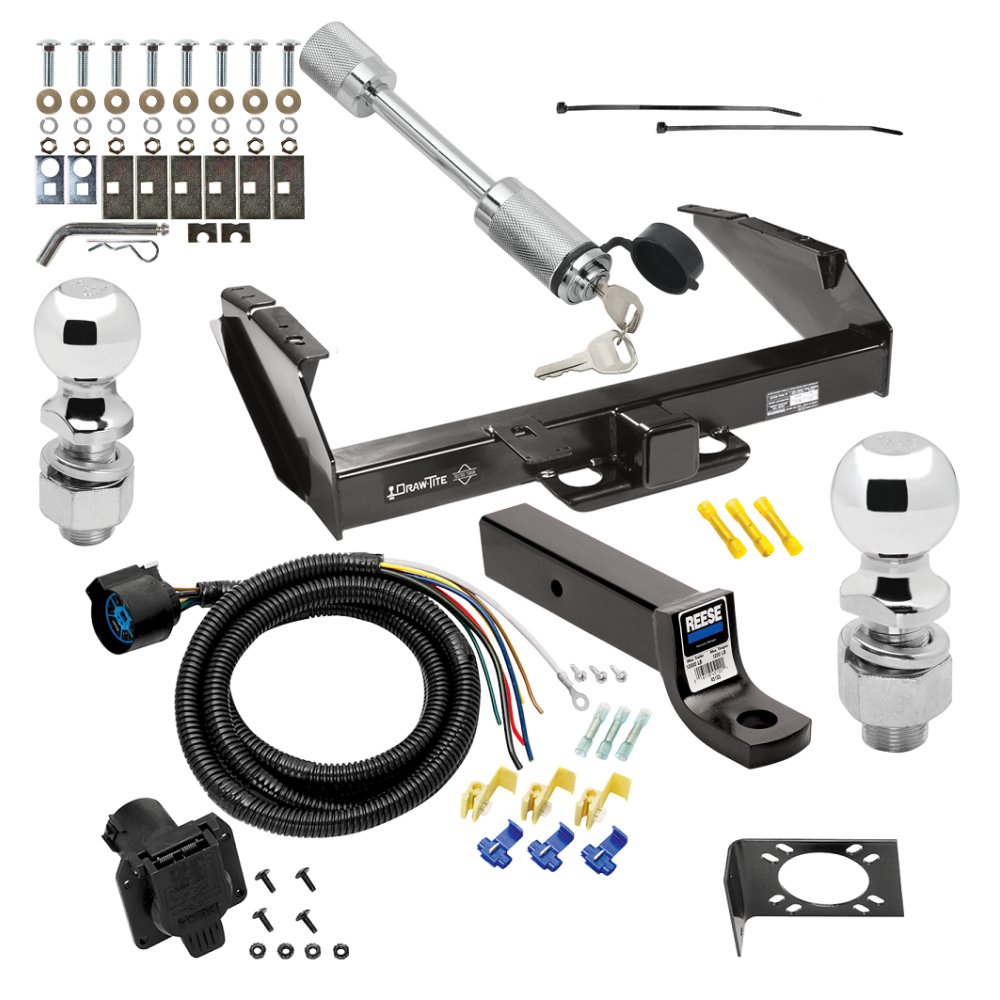 45502 20223 45122 63836 63830 63252 Draw-Tite Trailer Tow Hitch 80- F-250 F-350 97 Heavy Duty 7-Way Wiring 2-5/16" and 2" Balls 3" Drop Mount and Towing Lock 80 81 82 83 84 85 86 87 88 89 90 91 92 93 94 95 96 97 1980 1981 1982 1983 1984 198 Class 5 Trailer Tow Hitch For 80-96 Ford F-250 F-350 97 Heavy Duty w/ 7-Way Wiring 2-5/16" and 2" Balls 3" Drop Mount and Towing Lock