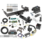 Custom Fit Trailer Hitch Class 5 Tri-Ball Trailer Hitch Ball Mount w/ Pin/Clip Wiring Harness (Plug & Play) 4-Way to 7-Way adapter w/ mounting bracket and screwsTekonsha Prodigy P3 Proportional Brake Control For 1-4 Axles Push-To-Test LED Electric Tra Class 5 2-1/2" Receiver Hitch For 03-24 Chevy Express GMC Savana Van w/ Tekonsha Prodigy P3 Trailer Brake Control 7-Way RV Wiring Breakaway Battery Charger Complete System Tri-Tow-Ball 1-7/8" 2" 2-5/16"