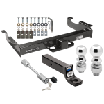 Custom Fit Trailer Hitch 3" Drop Ball Mount 2-5/16" and 2" Chrome Ball Dogbone Style Towing Lock Installation Hardware Installation Instructions 45507 45122 63836 63830 63252 Draw-Tite Trailer Tow Hitch 96-22 Chevy Express GMC Savana Van 1 Class 5 Trailer Tow Hitch For 96-24 Chevy Express GMC Savana Van 1500 2500 3500 w/ 2-5/16" and 2" Balls 3" Drop Mount and Towing Lock