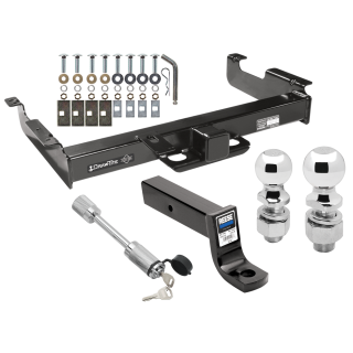 Custom Fit Trailer Hitch 5" Drop Ball Mount 2-5/16" and 2" Chrome Ball Dogbone Style Towing Lock Installation Hardware Installation Instructions 45507 45123 63836 63830 63252 Draw-Tite Trailer Tow Hitch 96-22 Chevy Express GMC Savana Van 1 Class 5 Trailer Tow Hitch For 96-24 Chevy Express GMC Savana Van 1500 2500 3500 w/ 2-5/16" and 2" Balls 5" Drop Mount and Towing Lock