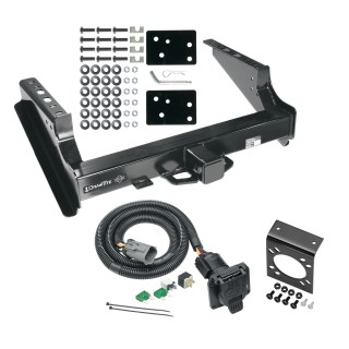 Custom Fit Trailer Hitch Wiring Harness (Plug & Play) Electrical Mount Bracket Installation Hardware Installation Instructions 45508 118243 20212 Draw-Tite Trailer Tow Hitch 99-01 F-250 F-350 F-450 Super Duty Except Cab & Chassis 7-Way Wiring Harn Class 5 Trailer Tow Hitch For 99-01 Ford F-250 F-350 F-450 Super Duty Except Cab & Chassis w/ 7-Way Wiring Harness Kit and Bracket For Models w/ Factory 4-Flat
