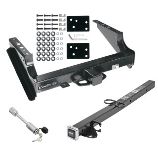 Custom Fit Trailer Hitch 2-1/2" to 2" Receiver Extension Dogbone Style Towing Lock Installation Hardware Installation Instructions 45508 45292 63252 Draw-Tite Trailer Tow Hitch 99-22 F250 F350 08-22 F450 Super Duty Except Cab & Chassis 24& Class 5 Trailer Tow Hitch For 99-22 Ford F250 F350 08-22 F450 Super Duty Except Cab & Chassis w/ 24" or 34" Extension and Towing Lock