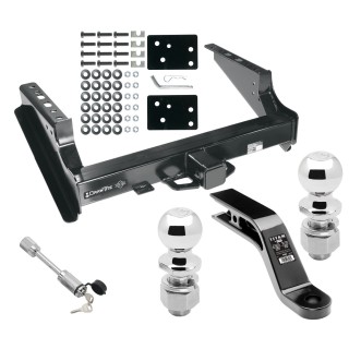 Custom Fit Trailer Hitch5" Drop Ball Mount2-5/16" and 2" Chrome Ball Dogbone Style Towing LockInstallation Hardware Installation Instructions 45508 45323 63840 63830 63252 Draw-Tite Trailer Tow Hitch 99-22 F250 F350 08-22 F450 Super Duty Ex Class 5 Trailer Tow Hitch For 99-22 Ford F250 F350 08-22 F450 Super Duty Except Cab & Chassis w/ 2-5/16" and 2" Ball 10" Long 5" Drop Draw Bar and Towing Lock