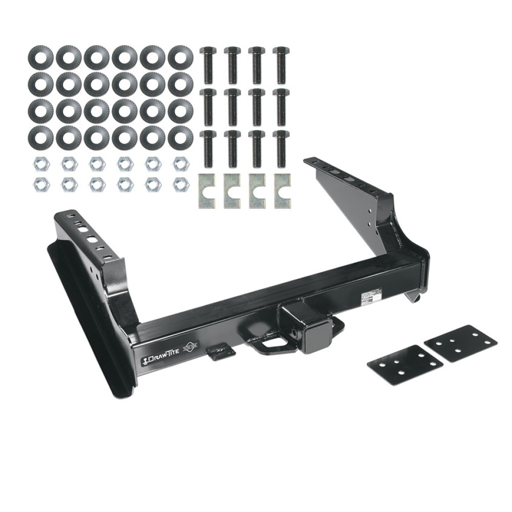 45508 1999 2000 2001 99 00 01 F-250 Super Duty Except Cab Chassis Draw-Tite Titan Trailer Tow Hitch Receiver Bar Frame Trailer Tow Hitch For 99-22 Ford F250 F350 08-22 Ford 450 Super Duty 2-1/2" Receiver