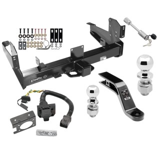 Custom Fit Trailer Hitch Multi-Plug Wiring Connector (Plug & Play)3" Drop Ball Mount2-5/16" and 2" Chrome Ball Dogbone Style Towing LockInstallation Hardware Installation Instructions 45509 20135 45323 63840 63830 63252 Draw-Tite Class Class 5 Trailer Hitch w/ 7-Way Wiring Harness Kit For 03-09 Dodge Ram 2500 3500 w/ Factory Tow Prep Package 2-5/16" and 2" Ball 10" Long 5" Drop Draw Bar and Towing Lock
