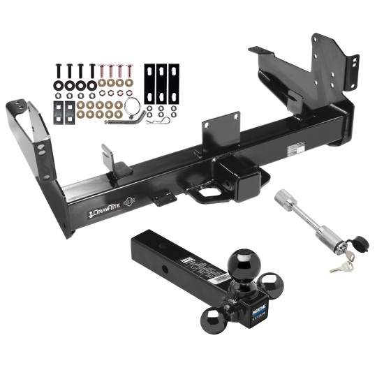 Custom Fit Trailer HitchTri-Ball Trailer Hitch Ball MountDogbone Style Towing LockInstallation Hardware Installation Instructions 45509 45325 63252 Draw-Tite Trailer Tow Hitch 03-10 Dodge Ram 11-23 RAM 2500 3500 1-7/8" 2" 2-5/16" Tri-Tow-Ba Class 5 Trailer Tow Hitch For 03-10 Dodge Ram 11-24 RAM 2500 3500 w/ 1-7/8" 2" 2-5/16" Tri-Tow-Ball Mount and Towing Lock