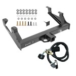 Class 5 Trailer Tow Hitch For 15-19 Chevy Silverado 2500 15-17 GMC Sierra 2500 HD Exc Cab & Chassis w/ Wiring Harness Kit Class 5 Trailer Tow Hitch For 15-19 Chevy Silverado 2500 15-17 GMC Sierra 2500 HD Exc Cab & Chassis w/ Wiring Harness Kit
