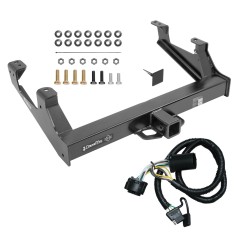 Class 5 Trailer Tow Hitch For 15-19 Chevy Silverado 2500 15-17 GMC Sierra 2500 HD Exc Cab & Chassis w/ Wiring Harness Kit Class 5 Trailer Tow Hitch For 15-19 Chevy Silverado 2500 15-17 GMC Sierra 2500 HD Exc Cab & Chassis w/ Wiring Harness Kit