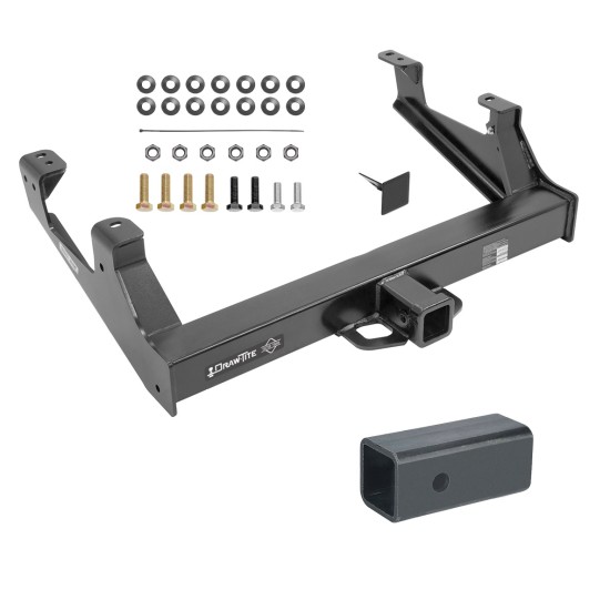 Class 5 Trailer Tow Hitch For 15-19 Chevy Silverado GMC Sierra 2500 3500 HD Exc Cab & Chassis w/ 2-1/2" to 2" Ball Receiver Opening Reducer Class 5 Trailer Tow Hitch For 15-19 Chevy Silverado GMC Sierra 2500 3500 HD Exc Cab & Chassis w/ 2-1/2" to 2" Ball Receiver Opening Reducer