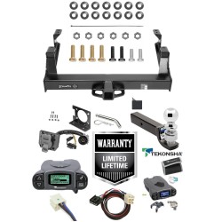 Class 5 Trailer Hitch w/ Tekonsha Prodigy P3 Brake Control For 15-19 Chevy Silverado GMC Sierra 2500 3500 HD Exc Cab & Chassis w/ Plug Play Wiring 2- 5/16" Ball 3" Drop Mount 7-Way Pin Blade RV Controller Class 5 Trailer Hitch w/ Tekonsha Prodigy P3 Brake Control For 15-19 Chevy Silverado GMC Sierra 2500 3500 HD Exc Cab & Chassis w/ Plug Play Wiring 2- 5/16" Ball 3" Drop Mount 7-Way Pin Blade RV Controller