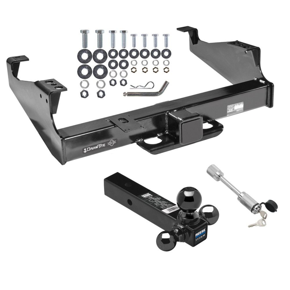Custom Fit Trailer HitchTri-Ball Trailer Hitch Ball MountDogbone Style Towing LockInstallation Hardware Installation Instructions 45516 45325 63252 Draw-Tite Trailer Tow Hitch 99-22 F-350 F-450 F-550 Super Duty Cab & Chassis 1-7/8" 2" 2-5/16 Class 5 Trailer Tow Hitch For 99-24 F-350 F-450 F-550 Super Duty Cab & Chassis w/ 1-7/8" 2" 2-5/16" Tri-Tow-Ball Mount and Towing Lock