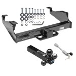 Custom Fit Trailer HitchTri-Ball Trailer Hitch Ball MountDogbone Style Towing LockInstallation Hardware Installation Instructions 45516 45325 63252 Draw-Tite Trailer Tow Hitch 99-22 F-350 F-450 F-550 Super Duty Cab & Chassis 1-7/8" 2" 2-5/16 Class 5 Trailer Tow Hitch For 99-24 F-350 F-450 F-550 Super Duty Cab & Chassis w/ 1-7/8" 2" 2-5/16" Tri-Tow-Ball Mount and Towing Lock
