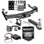 Class 5 Trailer Hitch w/ Brake Control For 01-10 Chevy Silverado GMC Sierra 2500 HD 3500 w/ 2-5/16" Ball 3" Drop Mount 7-Way Pin Blade RV Class 5 Trailer Hitch w/ Brake Control For 01-10 Chevy Silverado GMC Sierra 2500 HD 3500 w/ 2-5/16" Ball 3" Drop Mount 7-Way Pin Blade RV