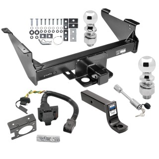 Custom Fit Trailer Hitch Multi-Plug Wiring Connector (Plug & Play)5" Drop Ball Mount 2-5/16" and 2" Chrome Ball Dogbone Style Towing LockInstallation Hardware Installation Instructions 45518 20135 45123 63836 63830 63252 Draw-Tite Clas Class 5 Trailer Hitch w/ 7-Way Wiring Harness Kit For 03-09 Dodge RAM 1500 2500 3500 Except Mega Cab w/ Factory Tow Prep Package 2-5/16" and 2" Balls 5" Drop Mount and Towing Lock