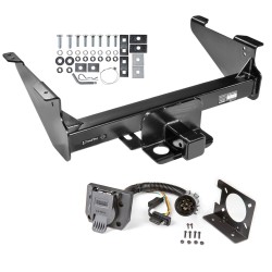Class 5 Trailer Tow Hitch For 11-23 Dodge RAM 1500 2500 3500 Except Mega Cab w/ 7-Way Wiring Harness Kit Class 5 Trailer Tow Hitch For 11-23 Dodge RAM 1500 2500 3500 Except Mega Cab w/ 7-Way Wiring Harness Kit
