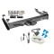 Class 5 Trailer Tow Hitch For 01-07 Chevy Silverado GMC Sierra 2500 3500 8ft Bed w/ Wiring Harness Kit