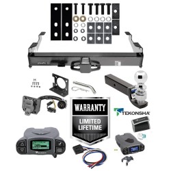 Class 5 Trailer Hitch w/ Tekonsha Prodigy P3 Brake Control For 01-10 Chevy Silverado GMC Sierra 2500 HD 8ft Bed 3500 w/ 2-5/16" Ball 3" Drop Mount 7-Way Pin Blade RV Class 5 Trailer Hitch w/ Tekonsha Prodigy P3 Brake Control For 01-10 Chevy Silverado GMC Sierra 2500 HD 8ft Bed 3500 w/ 2-5/16" Ball 3" Drop Mount 7-Way Pin Blade RV