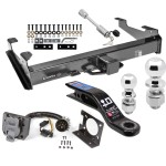 Custom Fit Trailer Hitch7-Way Wiring Harness (Plug & Play)3" Drop Ball Mount2-5/16" and 2" Chrome Ball Dogbone Style Towing LockInstallation Hardware Installation Instructions 45519 74682 45322 63840 63830 63252 Draw-Tite Trailer Tow Class 5 Trailer Tow Hitch For 01-10 Chevy Silverado GMC Sierra 2500 3500 HD w/ 7-Way Wiring 2-5/16" and 2" Ball 10" Long 3" Drop Draw Bar and Towing Lock