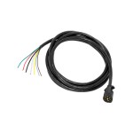 7-Way RV Round Tow Plug Harness Molded Trailer Cord w/18ft. Cable 7-Way RV Round Tow Plug Harness Molded Trailer Cord w/18ft. Cable