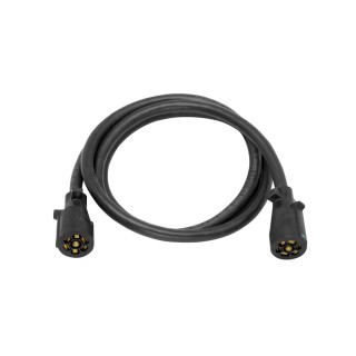 50701 Double Ended 7-Way RV Round Tow Plug Harness Molded Trailer Cord w/ 6 ft Cable Double Ended 7-Way RV Round Tow Plug Harness Molded Trailer Cord w/ 6 ft Cable