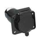 7-Way RV Round Tow Plug Harness Plastic Connector, Car End