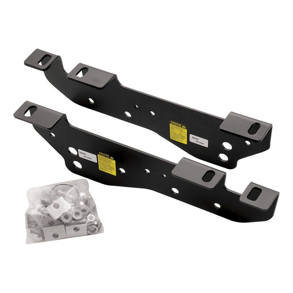 Reese Quick Install Rail Kit and 16K Dual Jaw 5th Wheel Hitch For 02-08 Ram 1500 03-12 2500 3500 Custom Fit No Drill Base Rails For 5th Wheel and Trailer Fifth