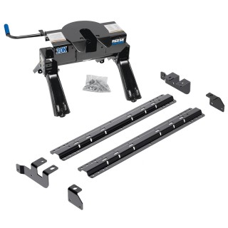 Reese Fifth Wheel Rail Kit Custom Quick Connect Brackets Reese Pro Series 5th Wheel Trailer Hitch 20K Installation Hardware Installation Instructions 50054-58 30119 Reese Reese Quick Install Rail Kit and 20K 5th Wheel Hitch 14-19 RAM 2500 Custom Fit No Dr Reese Quick Install Rail Kit and 20K 5th Wheel Hitch For 14-19 RAM 2500 Custom Fit No Drill Base Rails For 5th Wheel and Trailer Fifth