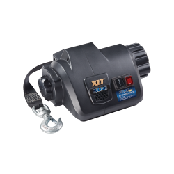 Fulton XLT Marine Trailer Powered Electric Winch 7,000 lbs Capacity 15 ft Strap Easy Install System 5 Year Warranty - 500620 Boat Winch