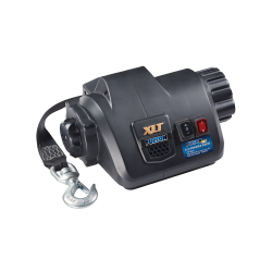 Fulton XLT Marine Trailer Powered Electric Winch Powered 10,000 lbs Capacity 15 ft Strap Easy Install System 5 Year Warranty - 500621 Boat Winch