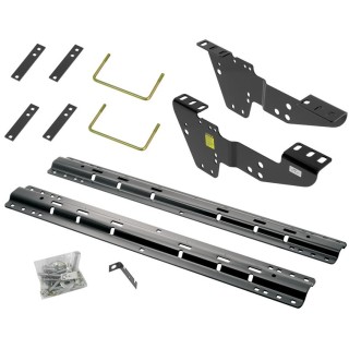 Reese Fifth Wheel Rail Kit Custom Quick Connect Brackets Reese Pro Series 5th Wheel Trailer Hitch 20K Installation Hardware Installation Instructions 50064-58 30119 Reese Reese Quick Install Rail Kit and 20K 5th Wheel Hitch 99-19 Silverado Sierra 1500 99- Reese Quick Install Rail Kit and 20K 5th Wheel Hitch For 99-19 Silverado Sierra 1500 99-10 2500 3500 Custom Fit No Drill Base Rails For 5th Wheel and Trailer Fifth