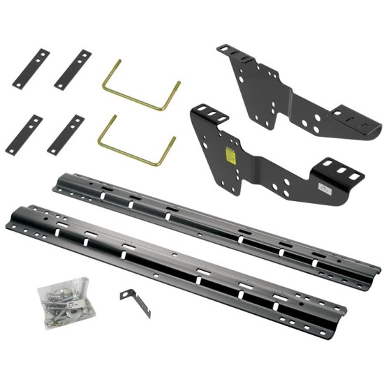 Reese Fifth Wheel Rail Kit Custom Quick Connect Brackets Installation Hardware Installation Instructions 50064-58 1999 2000 2001 2002 99 00 01 02 Chevrolet Silverado 1500 Reese Gooseneck and Fifth Wheel Rail Kit w/ Quick Connect Brackets Reese Quick Install Rail Kit For 99-19 Silverado Sierra 1500 99-10 2500 3500 Custom Fit No Drill Base Rails For 5th Wheel and Gooseneck Trailer Hitch Fifth