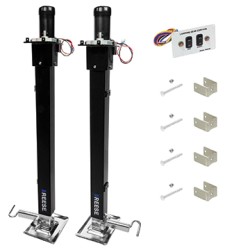 Reese 8,000 lbs. 5th Wheel Electric Landing Gear Trailer Jack Set - Dual Motors - 36 In. Travel Reese 8,000 lbs. 5th Wheel Electric Landing Gear Trailer Jack Set - Dual Motors - 36 In. Travel