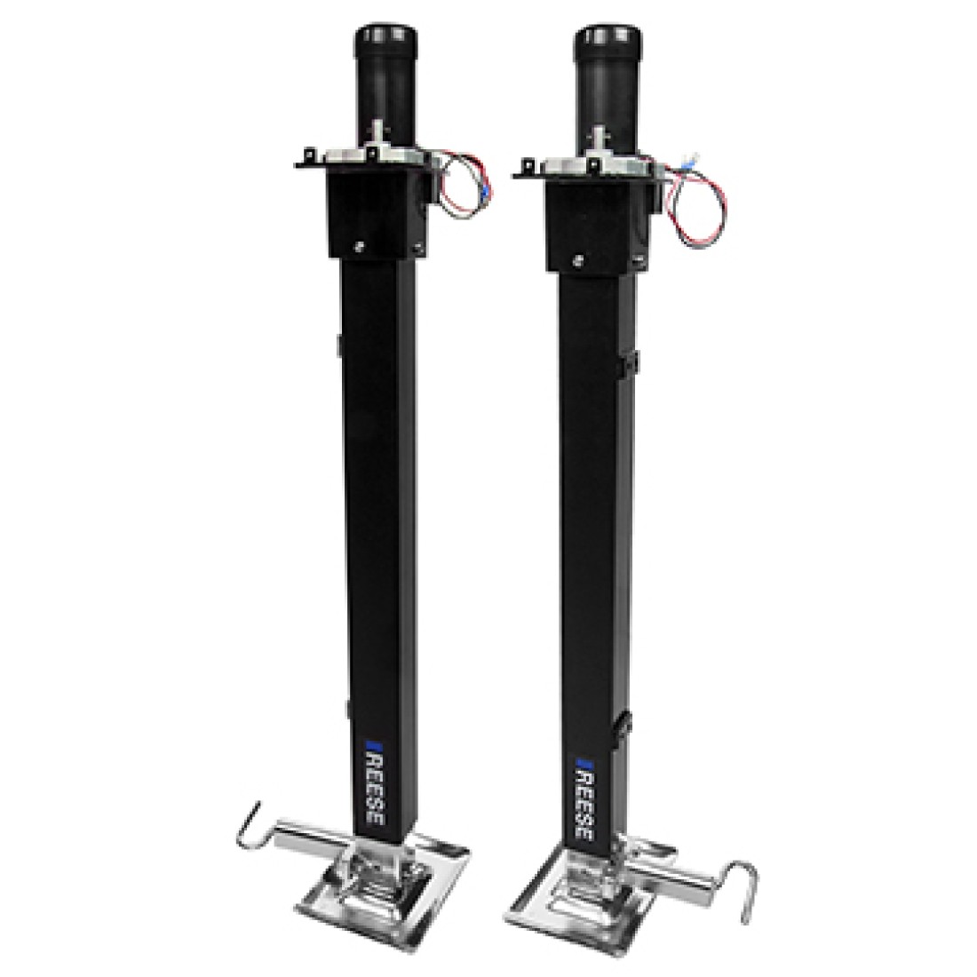 Reese 8,000 lbs. 5th Wheel Electric Landing Gear Trailer Jack Set
