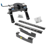 Reese Fifth Wheel Rail Kit Custom Quick Connect Brackets Reese Pro Series 5th Wheel Trailer Hitch 20K Installation Hardware Installation Instructions 50081-58 30119 Reese Reese Quick Install Rail Kit and 20K 5th Wheel Hitch 04-14 F150 Custom Fit No Drill Reese Quick Install Rail Kit and 20K 5th Wheel Hitch For 04-14 F150 Custom Fit No Drill Base Rails For 5th Wheel and Trailer Fifth