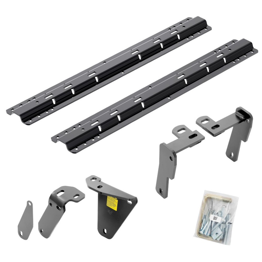 Reese Fifth Wheel Rail Kit Custom Quick Connect Brackets Reese 5th Wheel Trailer Hitch 16K Installation Hardware Installation Instructions 50085-58 30047 Reese Reese Quick Install Rail Kit and 16K Dual Jaw 5th Wheel Hitch 13-18 RAM 3500 Custom Fit No Dril Reese Quick Install Rail Kit and 16K Dual Jaw 5th Wheel Hitch For 13-18 RAM 3500 Custom Fit No Drill Base Rails For 5th Wheel and Trailer Fifth