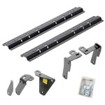 Reese Fifth Wheel Rail Kit Custom Quick Connect Brackets Reese 5th Wheel Trailer Hitch 16K Installation Hardware Installation Instructions 50085-58 30047 Reese Reese Quick Install Rail Kit and 16K Dual Jaw 5th Wheel Hitch 13-18 RAM 3500 Custom Fit No Dril Reese Quick Install Rail Kit and 16K Dual Jaw 5th Wheel Hitch For 13-18 RAM 3500 Custom Fit No Drill Base Rails For 5th Wheel and Trailer Fifth