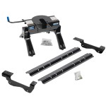 Reese Fifth Wheel Rail Kit Custom Quick Connect Brackets Reese Pro Series 5th Wheel Trailer Hitch 20K Installation Hardware Installation Instructions 50087-58 30119 Reese Reese Quick Install Rail Kit and 20K 5th Wheel Hitch 15-19 F150 Custom Fit No Drill Reese Quick Install Rail Kit and 20K 5th Wheel Hitch For 15-19 Ford F150 Custom Fit No Drill Base Rails For 5th Wheel and Trailer Fifth