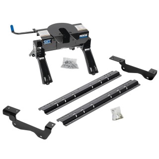 Reese Fifth Wheel Rail Kit Custom Quick Connect Brackets Reese Pro Series 5th Wheel Trailer Hitch 20K Installation Hardware Installation Instructions 50087-58 30119 Reese Reese Quick Install Rail Kit and 20K 5th Wheel Hitch 15-19 F150 Custom Fit No Drill Reese Quick Install Rail Kit and 20K 5th Wheel Hitch For 15-19 Ford F150 Custom Fit No Drill Base Rails For 5th Wheel and Trailer Fifth