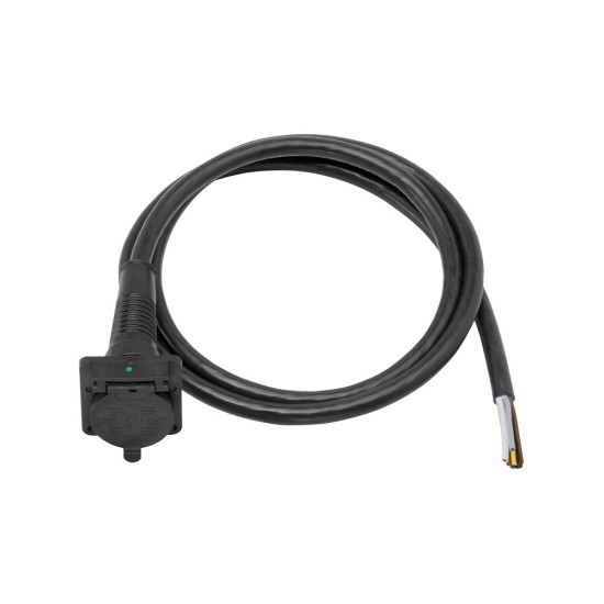 517-002 7-Way RV Round Tow Plug Harness Super Sealed Car End w/ 2 ft Cable 7-Way RV Round Tow Plug Harness Super Sealed Car End w/ 2 ft Cable