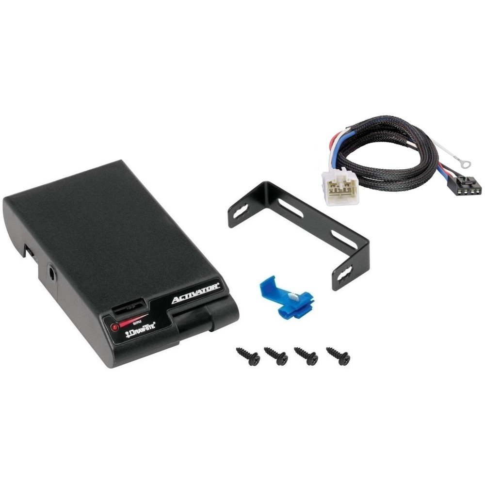 Brake Control Unit Mounting hardware and bracket Vehicle specific Plug and Play Wiring Adapter 5100 3041 Draw-Tite Trailer Brake Control 14-24 Toyota 4Runner Draw-Tite Activator Electric Trailer Brakes Module Box Controller 1-2 Axle 14 15 16 17 18 19 20 Trailer Brake Control for 14-24 Toyota 4Runner Draw-Tite Activator Electric Trailer Brakes Module Box Controller 1-2 Axle