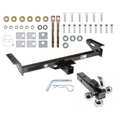 Trailer Tow Hitch Receiver For 84-01 Jeep Cherokee Wagoneer w/Tri-Ball Triple Ball 1-7/8" 2" 2-5/16" Trailer Tow Hitch Receiver For 84-01 Jeep Cherokee Wagoneer w/Tri-Ball Triple Ball 1-7/8" 2" 2-5/16"