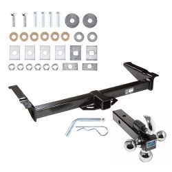 Trailer Tow Hitch Receiver For 75-14 Ford E150 E250 E350 Van w/Tri-Ball Triple Ball 1-7/8" 2" 2-5/16" Trailer Tow Hitch Receiver For 75-14 Ford E150 E250 E350 Van w/Tri-Ball Triple Ball 1-7/8" 2" 2-5/16"