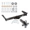Custom Fit Trailer Hitch Tri-Ball Trailer Hitch Ball Mount w/ Pin/Clip 51007 7031400 63240 Pro Series Trailer Tow Hitch Receiver 75-14 E150 E250 E350 Van w/Tri-Ball Triple Ball 1-7/8" 2" 2-5/16" 75 76 77 78 79 80 81 82 83 84 85 86 87 88 89 Trailer Tow Hitch Receiver For 75-14 Ford E150 E250 E350 Van w/Tri-Ball Triple Ball 1-7/8" 2" 2-5/16"