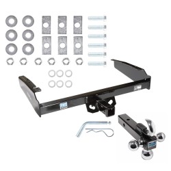 Trailer Tow Hitch Receiver For 80-96 Ford F-150 F-250 F-350 80-83 F-100 1997 Heavy Duty w/Tri-Ball Triple Ball 1-7/8" 2" 2-5/16" Trailer Tow Hitch Receiver For 80-96 Ford F-150 F-250 F-350 80-83 F-100 1997 Heavy Duty w/Tri-Ball Triple Ball 1-7/8" 2" 2-5/16"