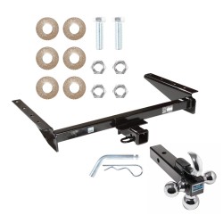 Trailer Tow Hitch Receiver For 93-98 Jeep Grand Cherokee ZJ 93 Wagoneer w/Tri-Ball Triple Ball 1-7/8" 2" 2-5/16" Trailer Tow Hitch Receiver For 93-98 Jeep Grand Cherokee ZJ 93 Wagoneer w/Tri-Ball Triple Ball 1-7/8" 2" 2-5/16"