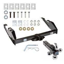 Trailer Tow Hitch Receiver For 88-00 Chevy GMC C/K Series Pickup w/Tri-Ball Triple Ball 1-7/8" 2" 2-5/16" Trailer Tow Hitch Receiver For 88-00 Chevy GMC C/K Series Pickup w/Tri-Ball Triple Ball 1-7/8" 2" 2-5/16"