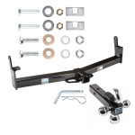 Custom Fit Trailer Hitch Tri-Ball Trailer Hitch Ball Mount w/ Pin/Clip 51033 7031400 63240 Pro Series Trailer Tow Hitch Receiver 91-01 Explorer 91-94 Navajo 97-01 Mountaineer w/Tri-Ball Triple Ball 1-7/8" 2" 2-5/16" 91 92 93 94 95 96 97 98 Trailer Tow Hitch Receiver For 91-01 Ford Explorer 91-94 Navajo 97-01 Mountaineer w/Tri-Ball Triple Ball 1-7/8" 2" 2-5/16"