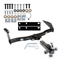 Trailer Tow Hitch Receiver For 78-03 Dodge Ram Van B-Series w/Tri-Ball Triple Ball 1-7/8" 2" 2-5/16"