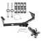 Trailer Tow Hitch Receiver For 96-07 Dodge Grand Caravan Chrysler Town Country w/Tri-Ball Triple Ball 1-7/8" 2" 2-5/16"